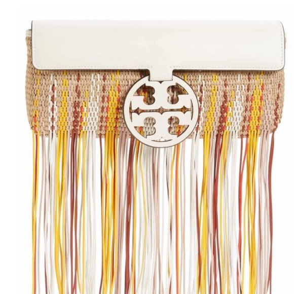 New Tory Burch Miller fringe clutch - Picture 2 of 11